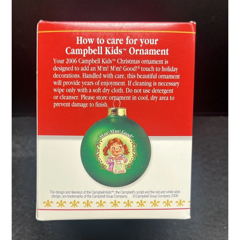 Campbell's Christmas‎ Ornament 2006 Collector's Edition Campbell's Soup